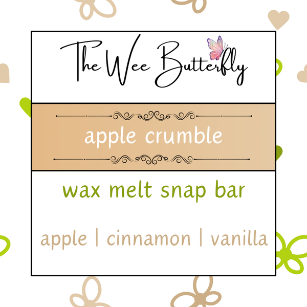Wax Melt Snapbar Clamshell - Apple Crumble (F&S-SB001)