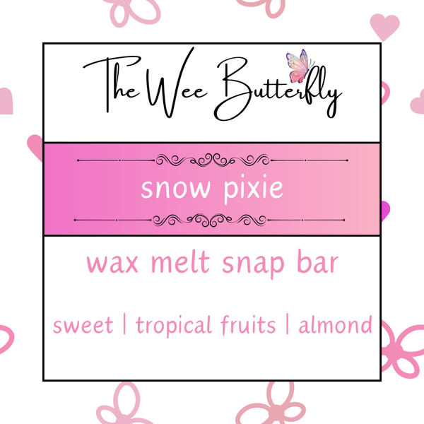 Wax Melt Snapbar Clamshell - Snow Pixie (F&S-SB027)