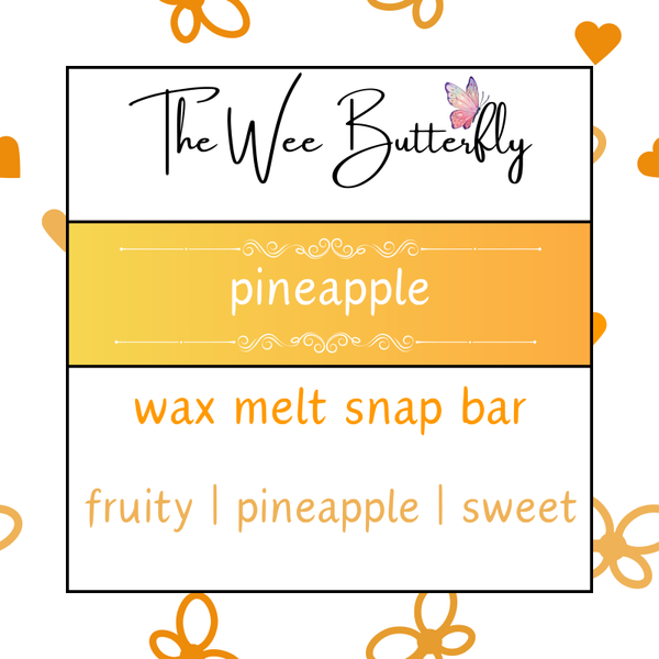 Wax Melt Snapbar Clamshell - Pineapple (F&S-SB026)