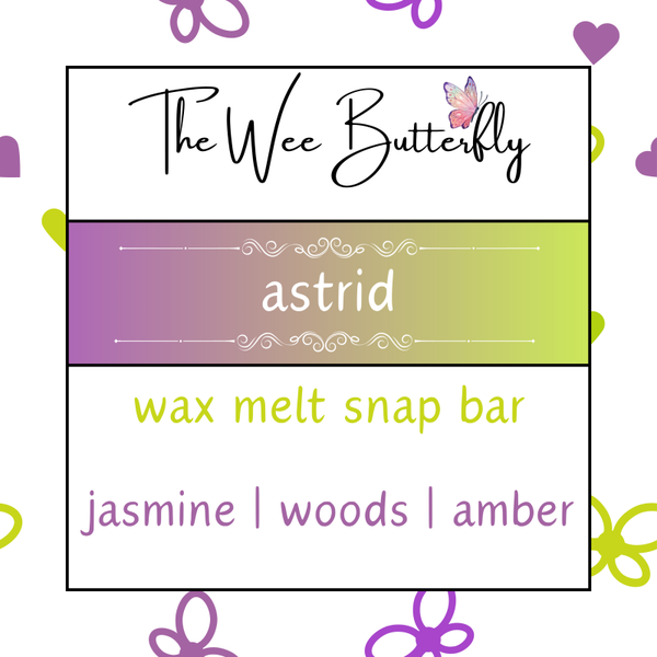 Wax Melt Snapbar Clamshell - Astrid (SB061)