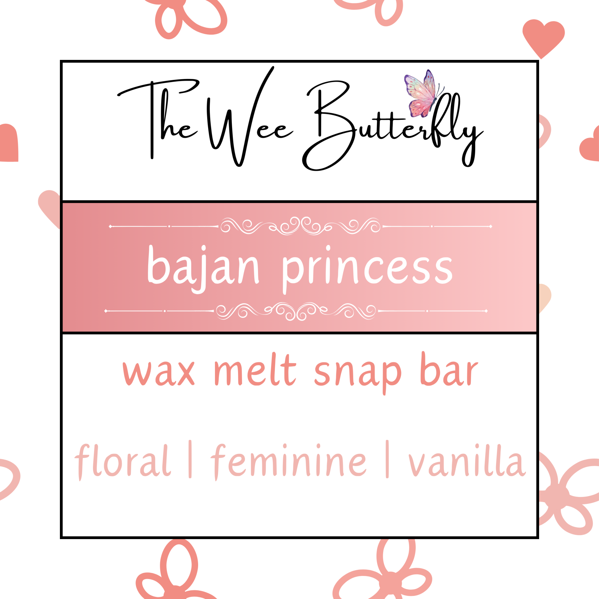 Wax Melt Snapbar Clamshell - Bajan Princess (SB066)