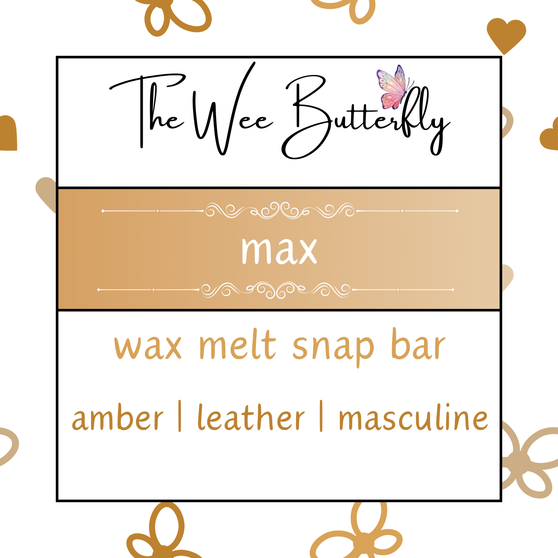 Wax Melt Snapbar Clamshell - Max (SB068)