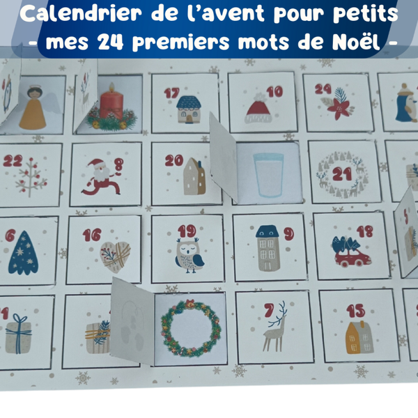 Calendrier de l'avent : Mes 24 premiers mots de Noël