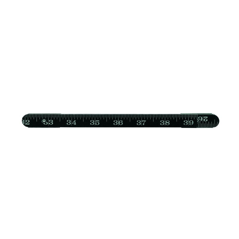 Schuil aluminium duimstok ML, 1M, zwart