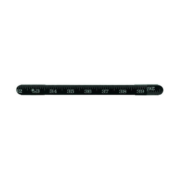 Schuil aluminium duimstok ML, 1M, zwart