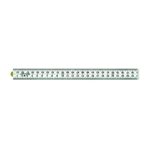 Schuil kunststof duimstok wit 1-M