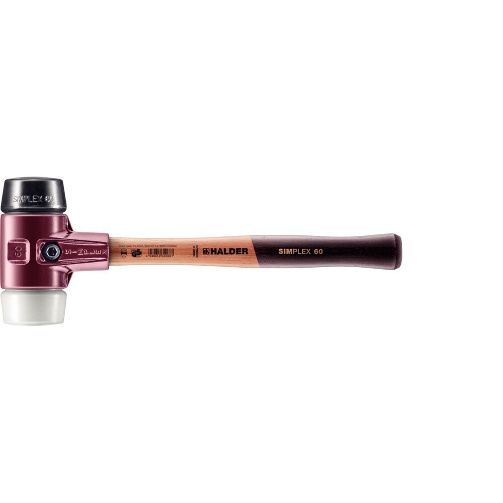 Halder hamer SIMPLEX rubber/superplastic, Ø60