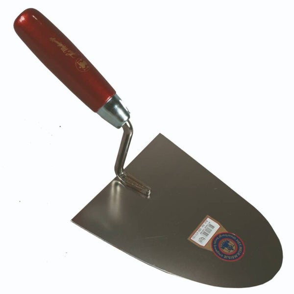 Melkmeisje metseltroffel RVS, Arnhems mod. 180mm L.S.