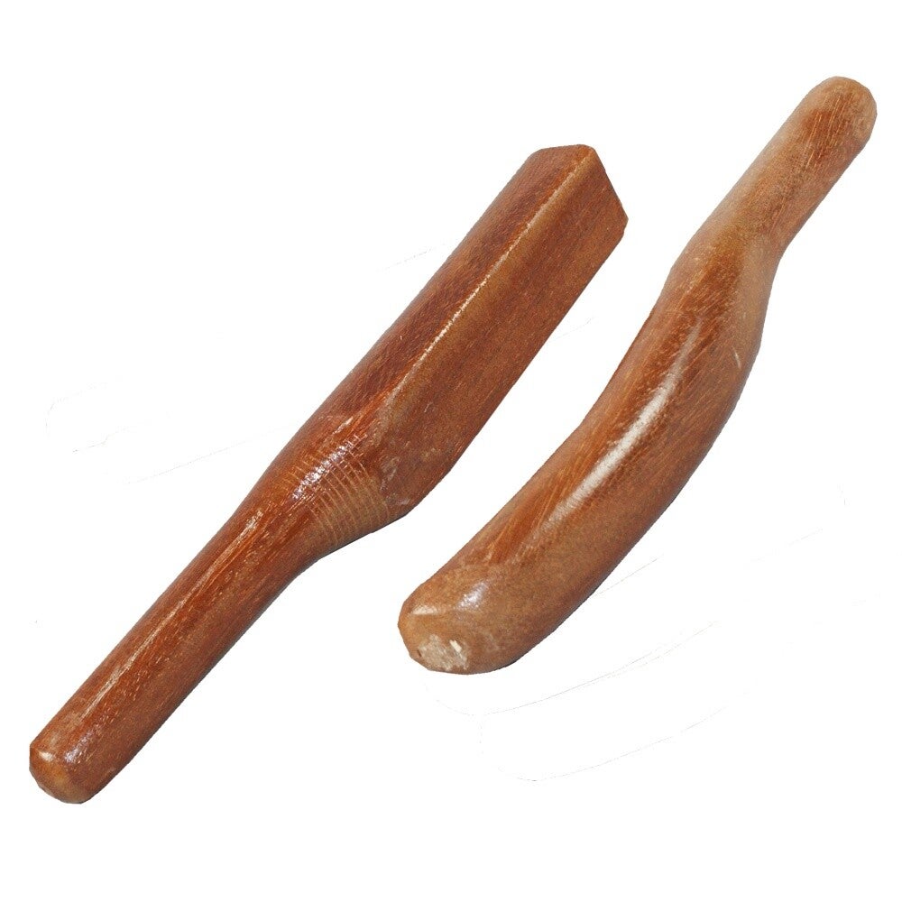 Melkmeisje loodklopper bol, azobe hout