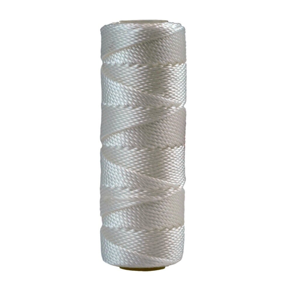 Melkmeisje metselkoord 1 mm polyprop, 50mtr, wit, rood of groen