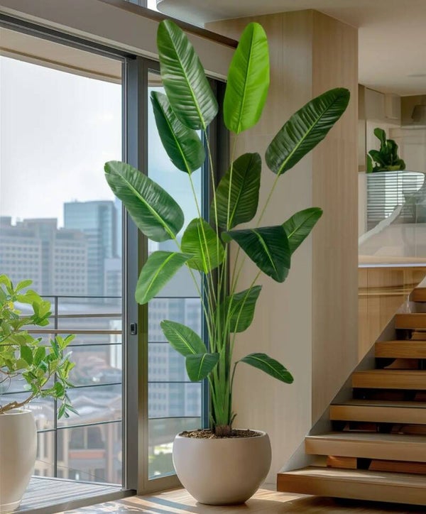 Plante artificielle feuille de palmier 6''