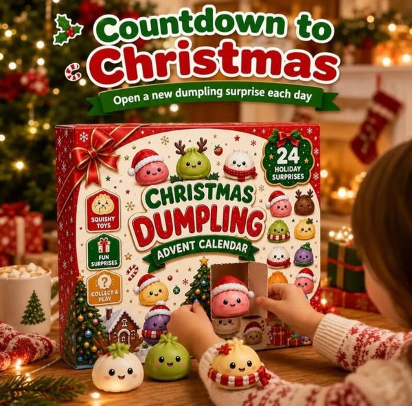 Calendrier de l'avant squishies dumpling