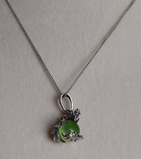 Silber Kette mit Anhänger / Best.-Nr.: SKA6010