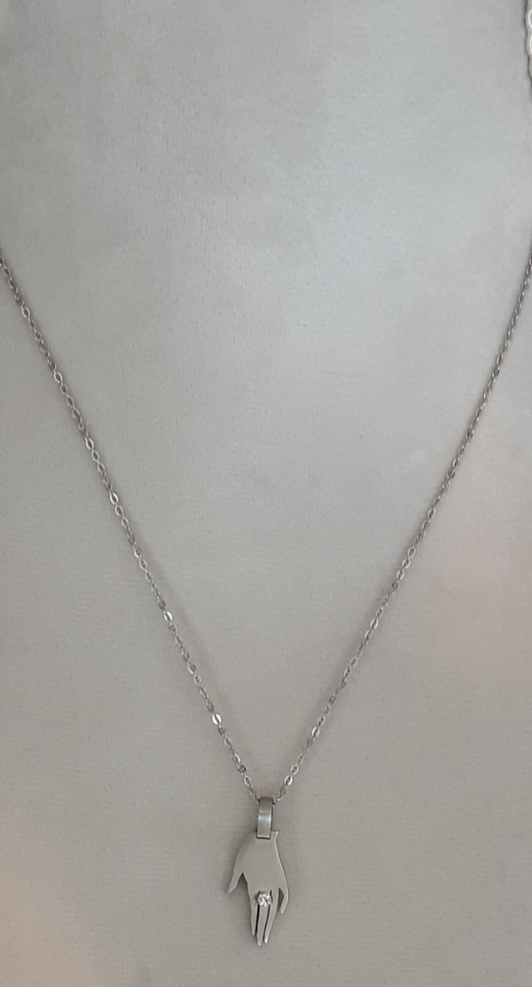 Edelstahl Kette mit Anhänger / Best.-Nr.: ESKA3130