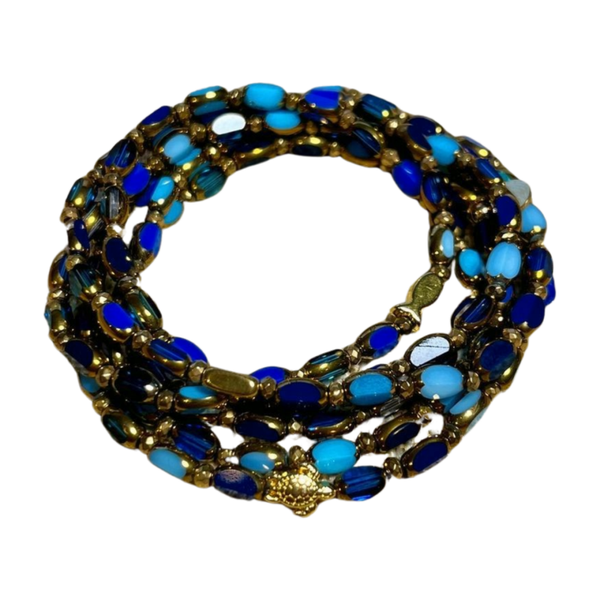 Bracelet Bohème bleu multicolore