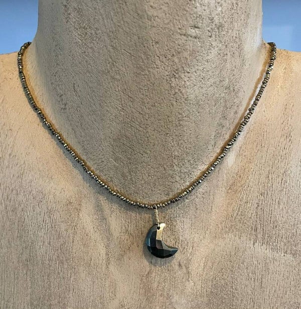Colllier MOON Pyrite