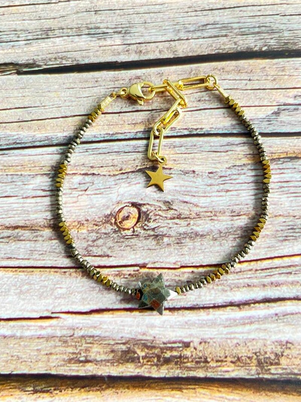 Bracelet ETOILE Pyrite