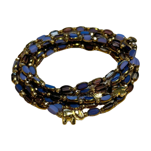 Bracelet Bohème mauve multicolore