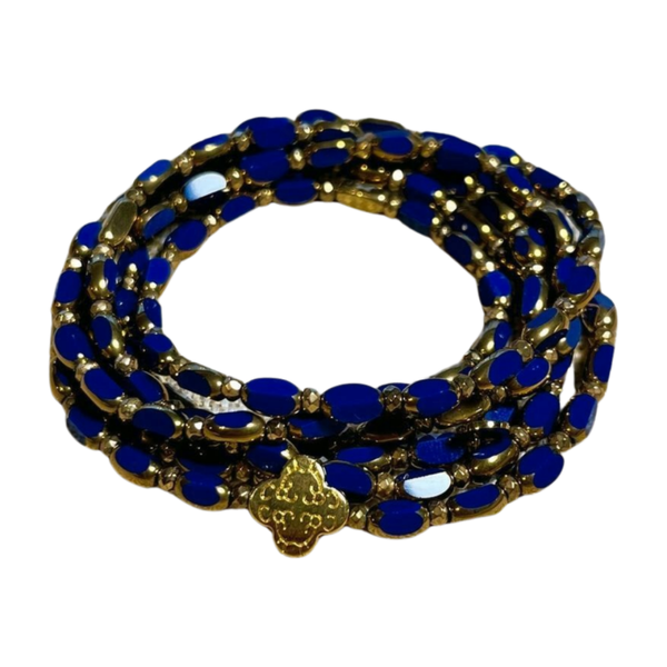 Bracelet Bohème bleu foncé