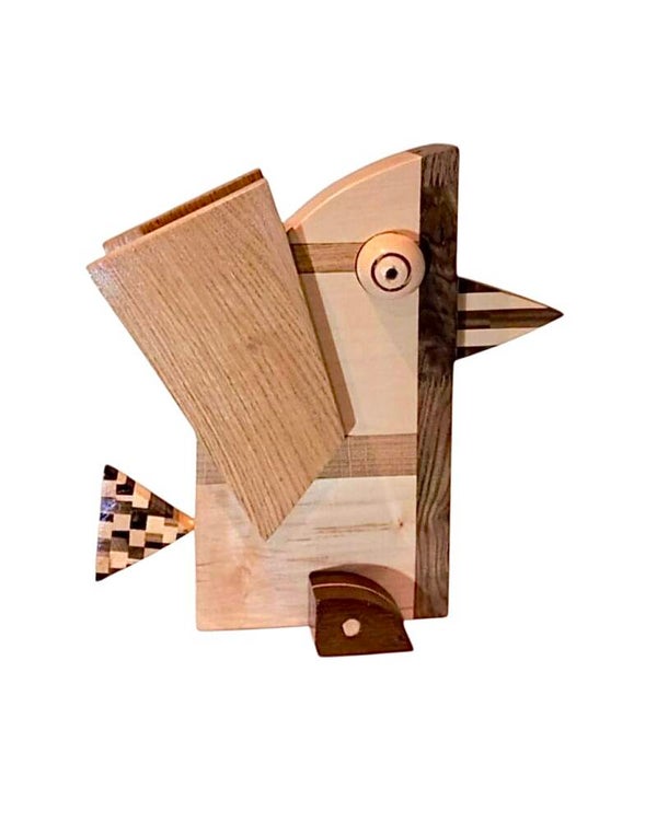 Oiseau décoratif en bois – Pièce artisanale Bois D’Art