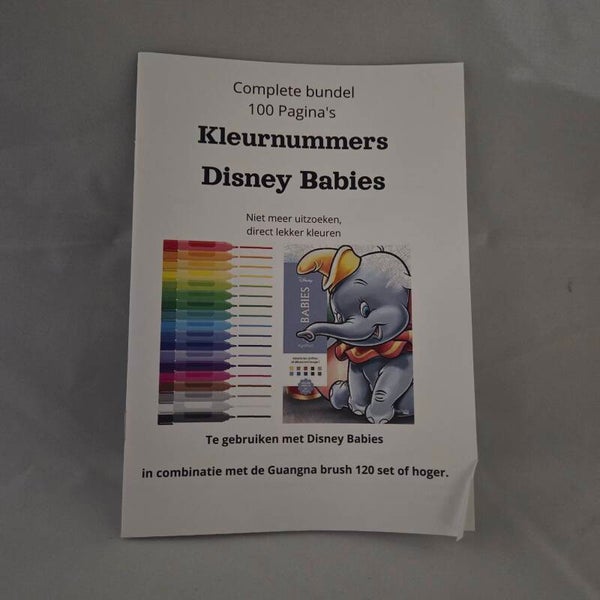 Kleurnummerboekje Disney Babies kleurboek