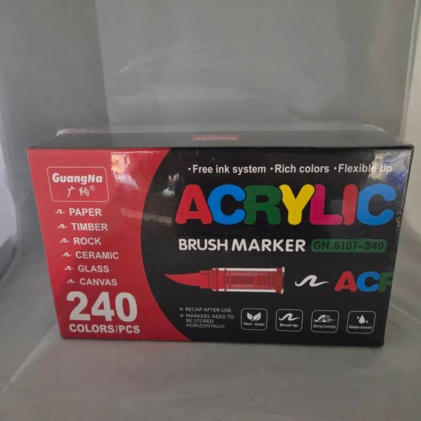 Beschadigde Guangna brush markers 240