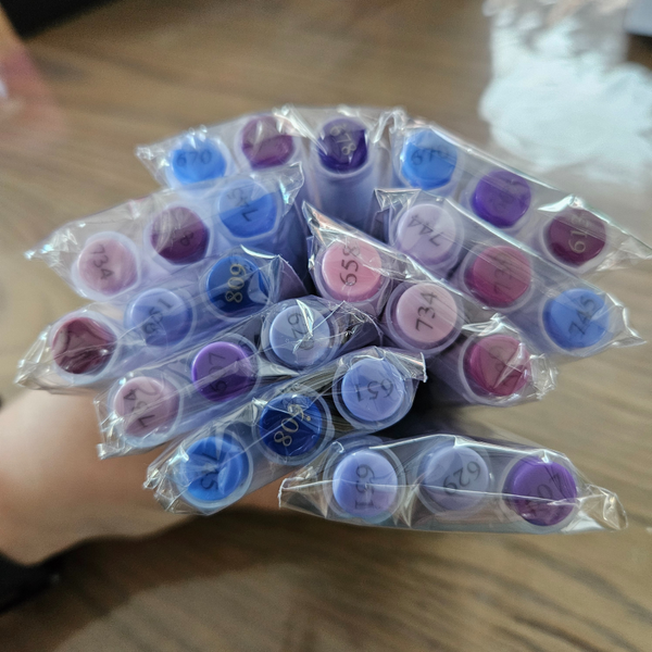 Setjes met paars tinten