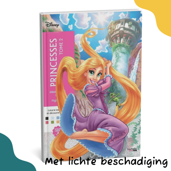 Coloriages Mystères Disney Princesses Tome 2, licht beschadigd