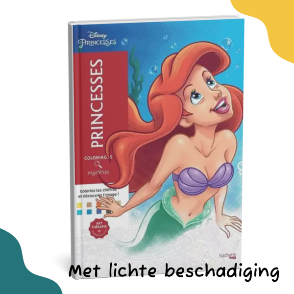 Coloriages Mystères Disney Princesses, licht beschadigd