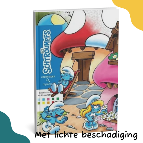 Coloriages Mystères Les Schtroumpfs (De Smurfen) , licht beschadigd