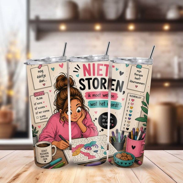 Niet Storen Tumbler – voor als kleuren belangrijker is dan koken