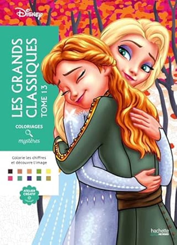 Disney Coloriages Mystères – Grands Classiques Tome 13