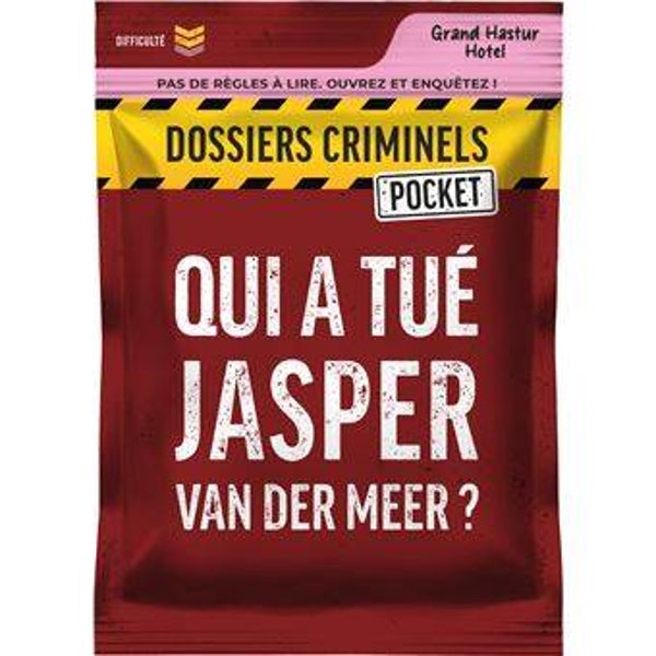 Dossiers Criminels Pocket 3 - Qui a tue Jasper Van Der Meer ?