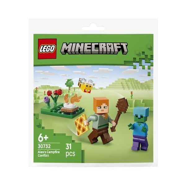 Polybag Minecraft - Conflit au feu de camp d'Alex