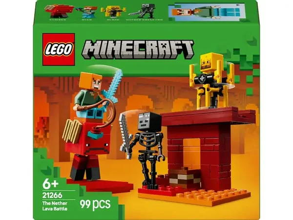 LEGO® Minecraft Le duel de lave dans le Nether 21266