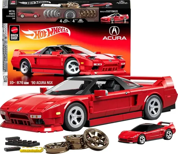 Mattel Bricks - Acura '90 NSX Hot Wheels Elite Series, 876 pcs.