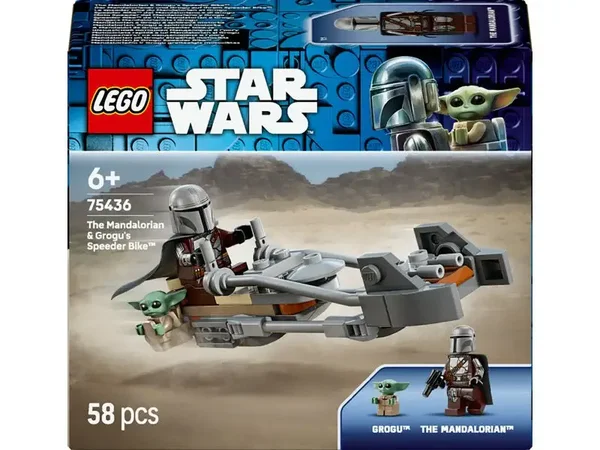 75436 - LEGO® Star Wars TM - Le speeder bike du Mandalorien et Grogu