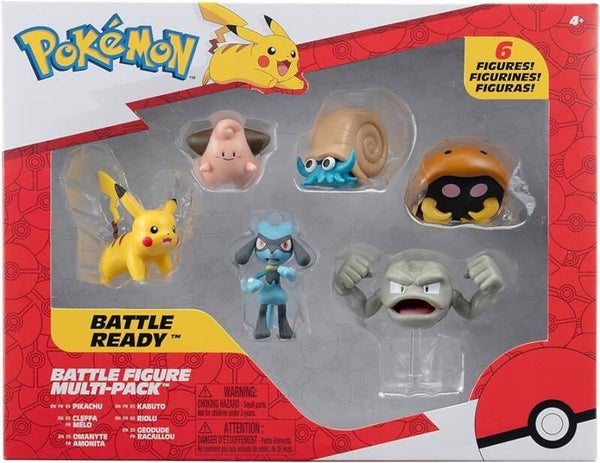 Jazwares Pokémon Battle - 6 figurines