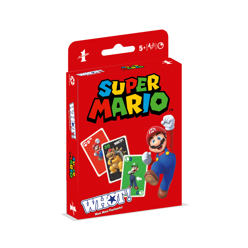 Jeu De Cartes - Hasard - Familial - Cartes - Super Mario - WHOT