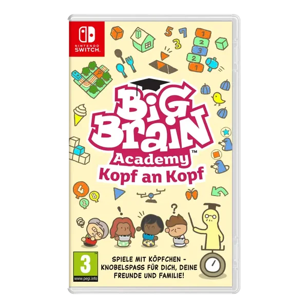 Nintendo Switch - Big Brain Academy : Tête-à-tête -  allemand, français, italien