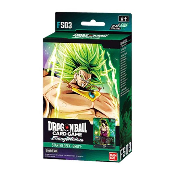 Dragon Ball Super Card Game - Fusion World Broly Starter Deck FS03 - EN