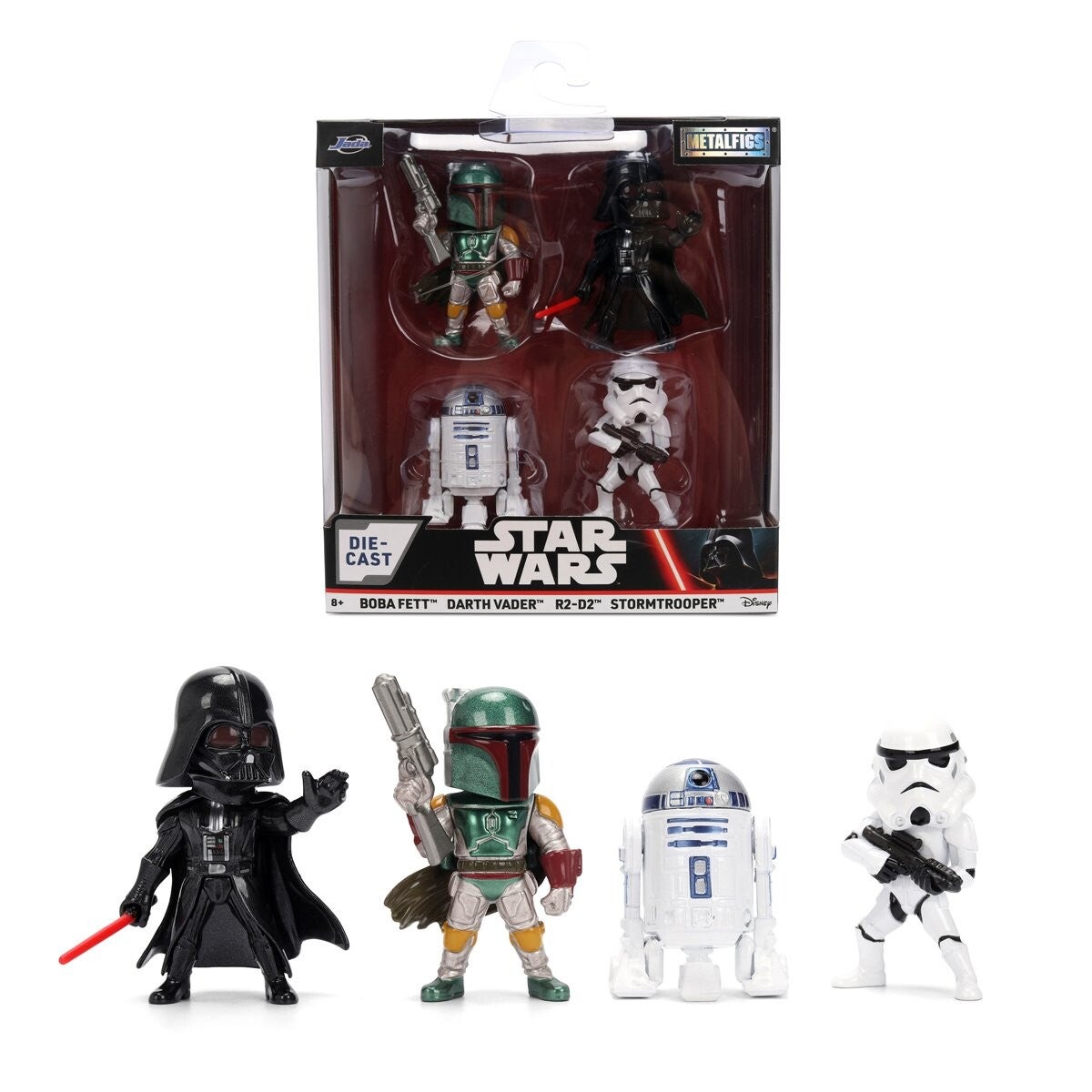 Jada - Star Wars - Set De 4 Pièces Métal - 6 Cm