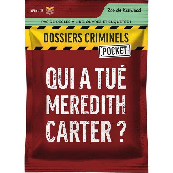 Dossiers Criminels Pocket - #1 Qui a tué Meredith Carter (FR)