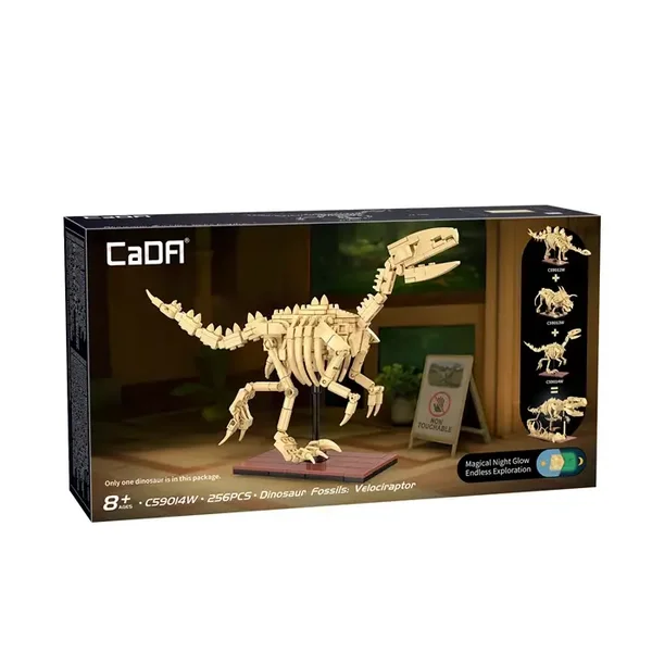 CaDa - Squelette Velociraptor - 272 pièces