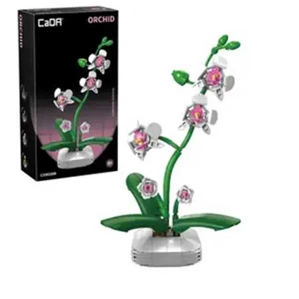 Set de construction CaDA - Fleur d'orchidée (237 pièces)
