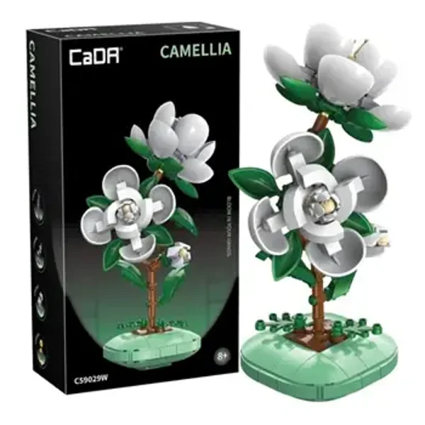 Set de construction CaDA - Fleur de Camélia (301 pièces)