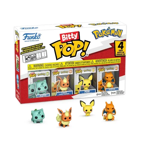 Funko Bitty POP! 4 Pack Pokemon: Bulbasaur