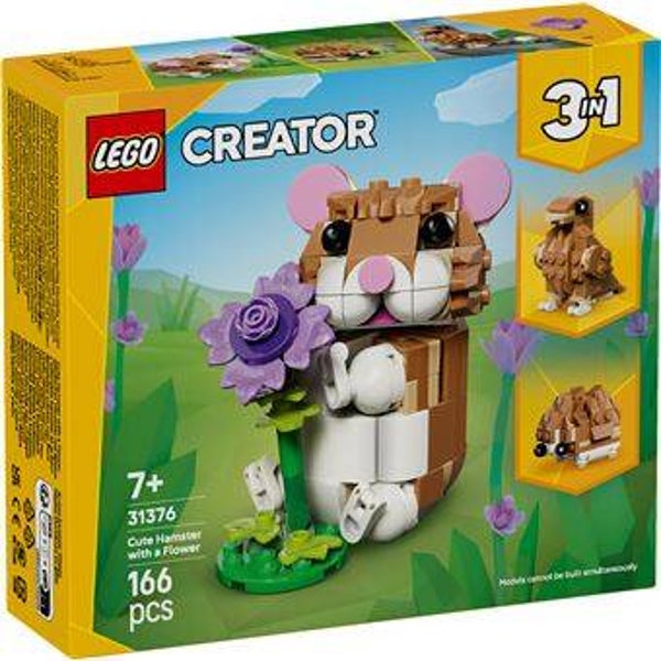 LEGO - L’adorable hamster et la fleur