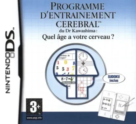 Nintendo DS -Programme d'Entretainment cerebral du Dr Kawashima - Quel âge a votre cerveau?