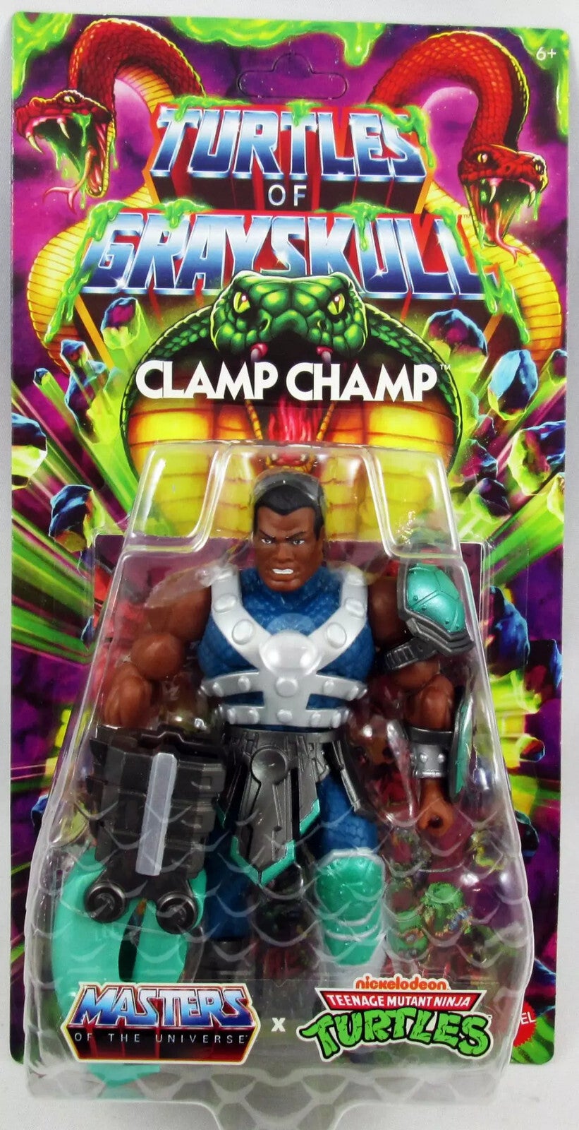 Mattel MOTU x TMNT : Turtles of Grayskull Figurine Clamp Champ